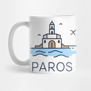 Paros Greece. Mug